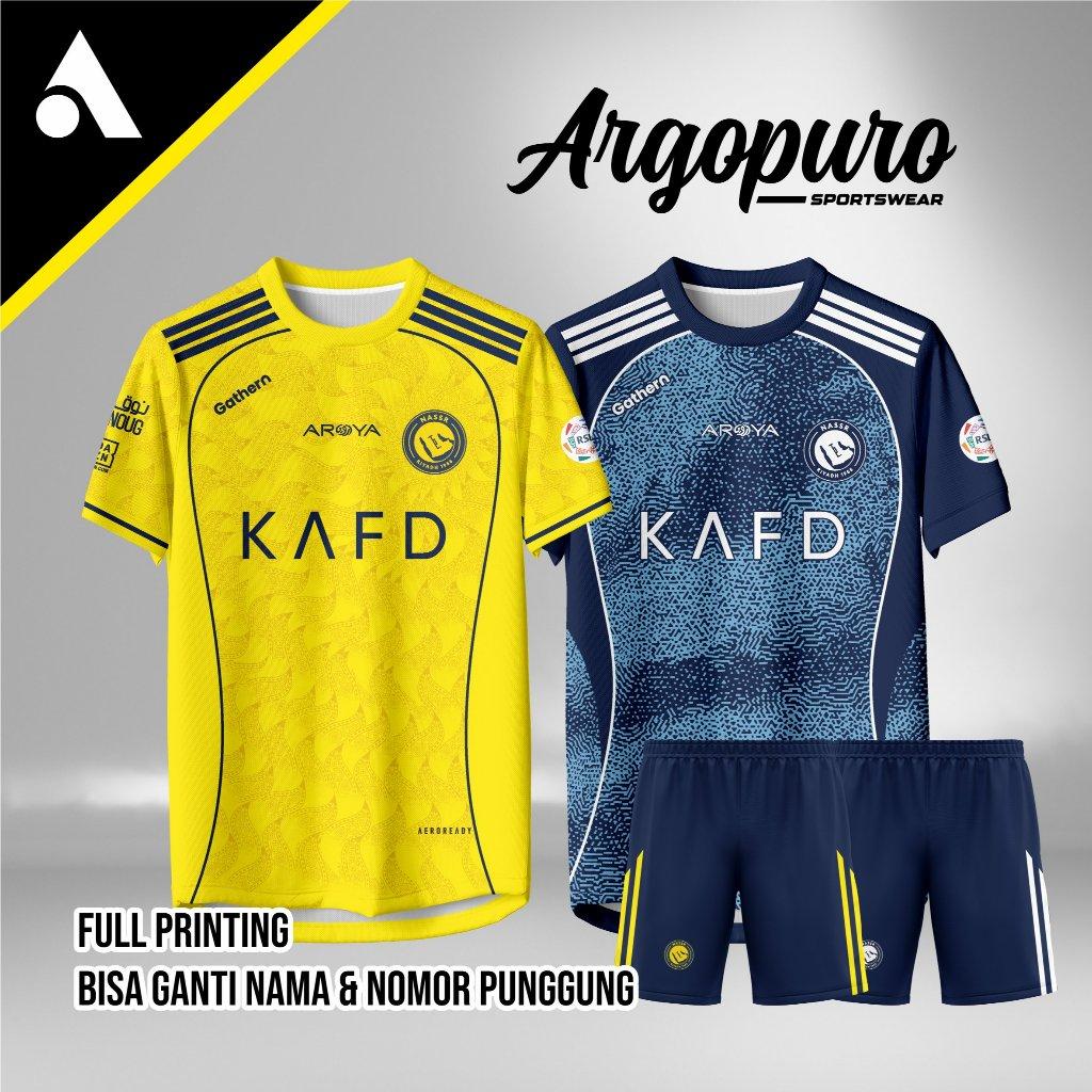 Jersey Al Nassr Ronaldo 2025-2026 Dryfit Premium Bisa Request Nama dan Nomer Full Printing