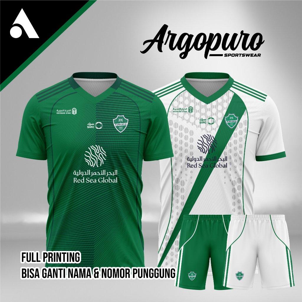 Jersey Al Ahli Saudi Pro Liga 2025-2026 Full Printing Terbaru