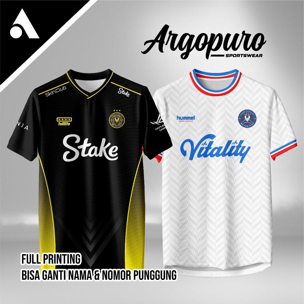 Team Vitality Jersey Terbaru 2026 Baju Kaos Game Esport Full Printing