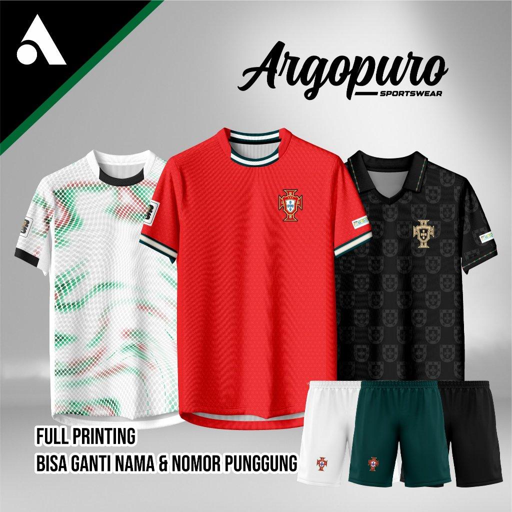 Jersey Portugal Ronaldo Piala Dunia 2025-2026 Terbaru Full Printing